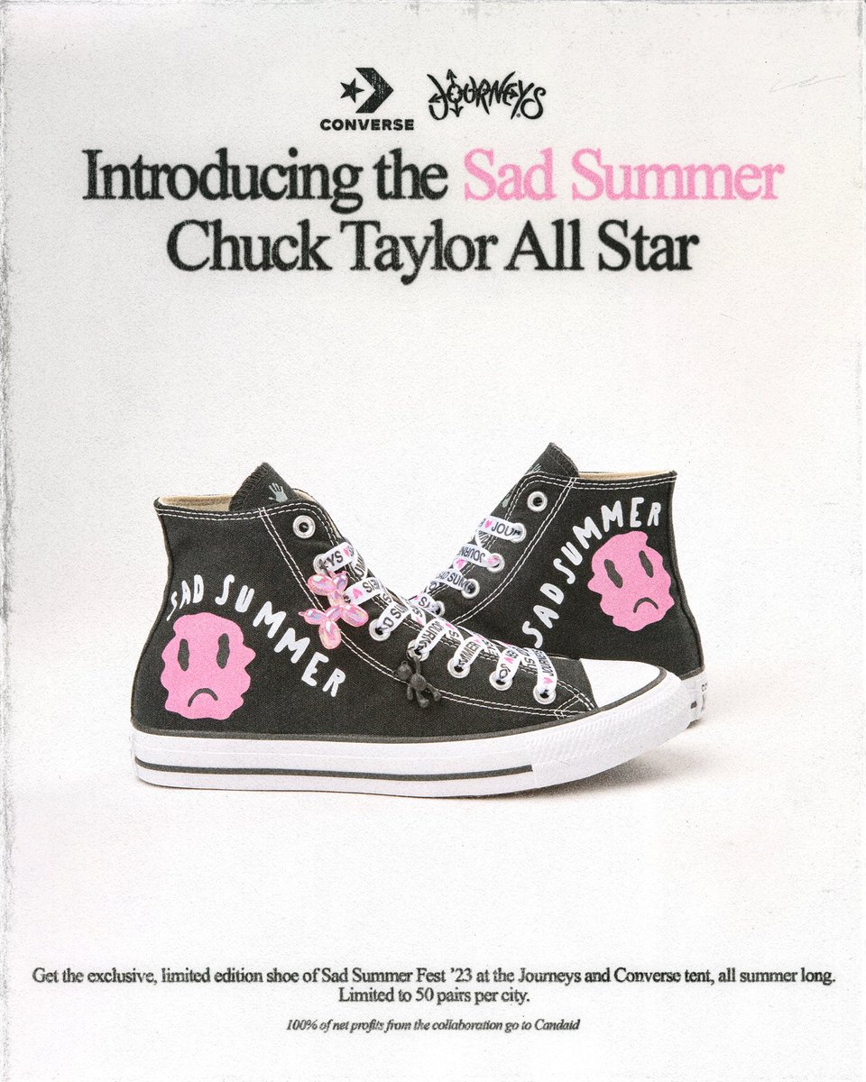 SadSummerFest's tweet photo. Hi @journeys @Converse 😎🤝 https://t.co/vPo00hyil6