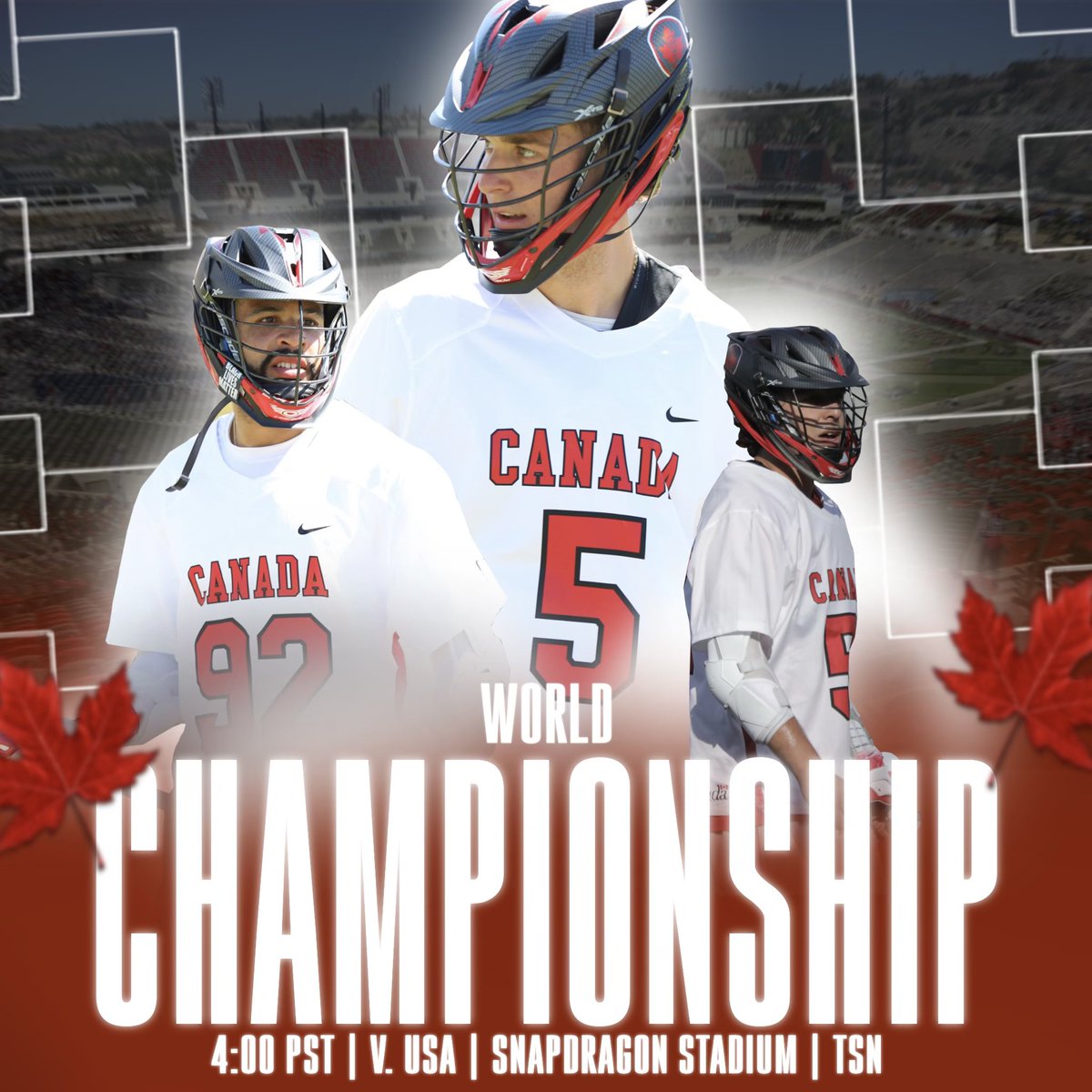 Canada Day. Our national sport. The biggest stage possible. We don’t know what could be more Canadian.

We know you’re off today. No excuses not to tune into TSN at 4pm PST. 

Today we take back what is ours. #becanadian