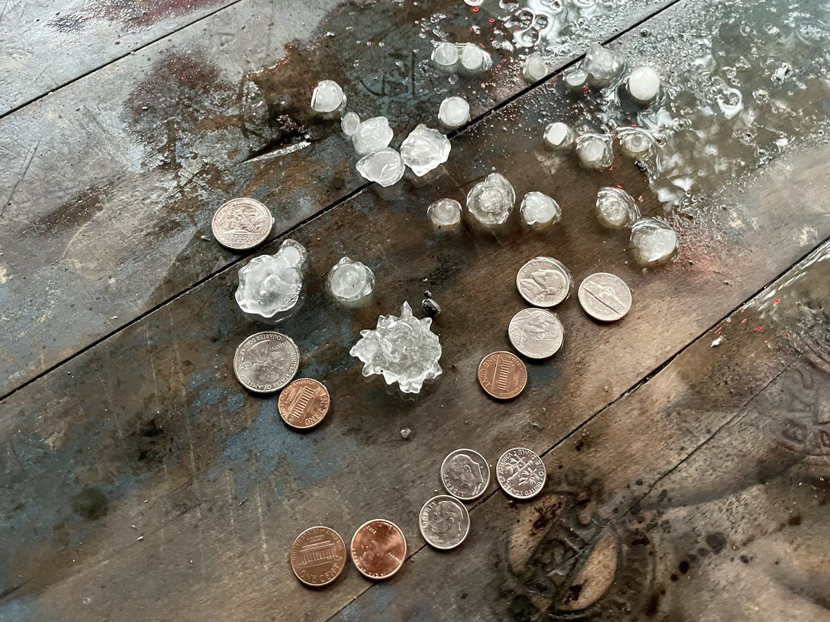 The_CoryV's tweet photo. Marble-sized hail coming down right now in Maggie Valley. This is a very dangerous storm, with frequent lightning. Take cover now! #wnc #wx #haywd https://t.co/LB0jt2N2LS
