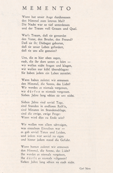 Chrisl7000's tweet photo. Heute vor 78 Jahren, am 1.7.1945, erscheint die erste Ausgabe der Wiener Revue. Darin findet sich das Gedicht "Memento" von Carl Merz.
#ZweiteRepublik #CarlMerz #Qualtinger #Nationalsozialismus
https://t.co/Kt9nAqnPpq https://t.co/1ycNisH81M