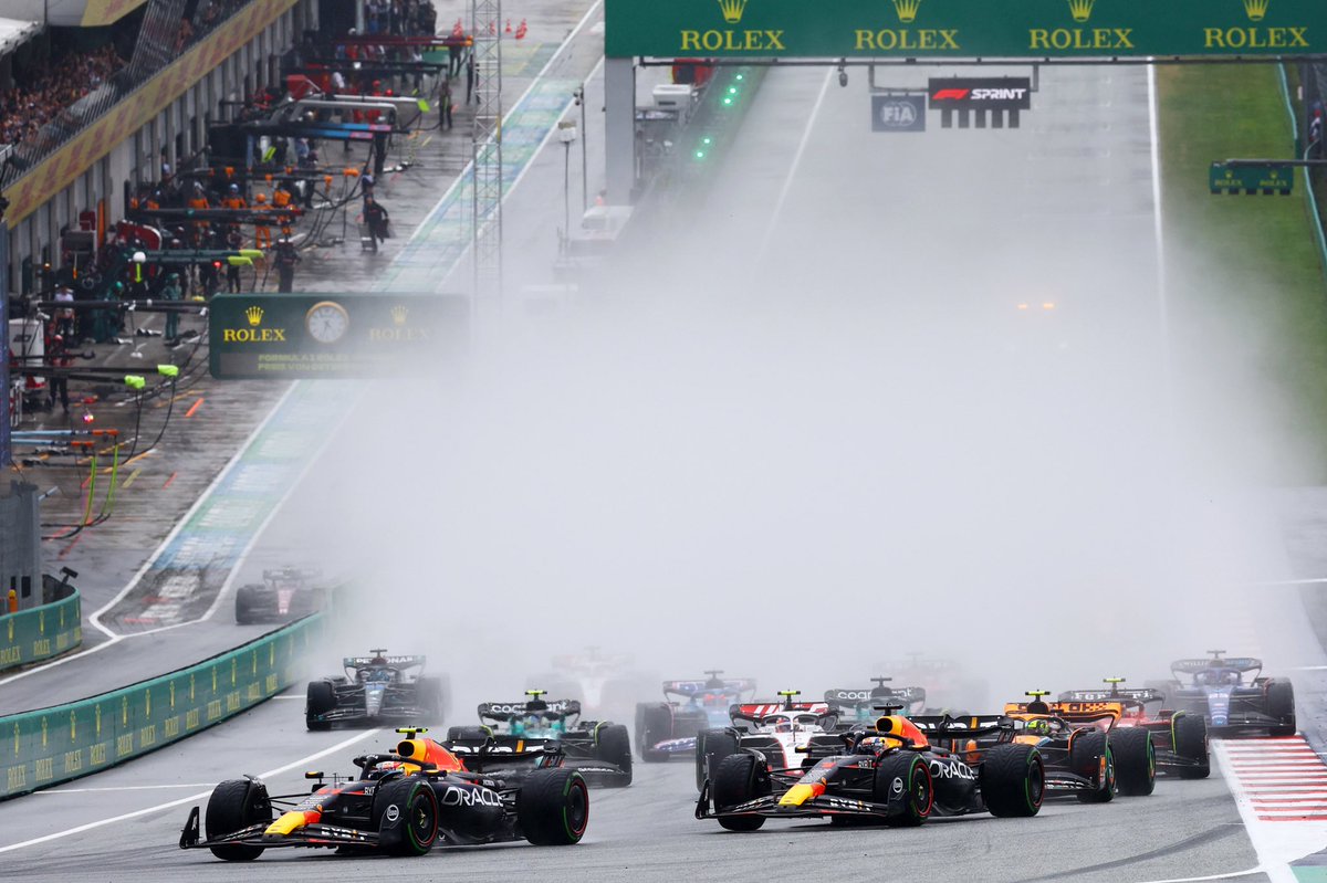 SChecoPerez's tweet photo. Great Sprint Race result for @redbullracing as we score maximum points.
I had a good chat with @Max33Verstappen about what happened in the start and everything is ok, always putting the team first.
Tomorrow we will fight right from the start to minimize the damage from Friday.

Gran resultado en la Sprint Race para el equipo ya que logramos el máximo de puntos.
Tuve una buena charla con Max sobre lo que sucedió al principio y todo está bien, siempre anteponiendo al equipo.
Mañana lucharemos desde el principio para minimizar los daños del viernes.

#SP11 #AustrianGP
