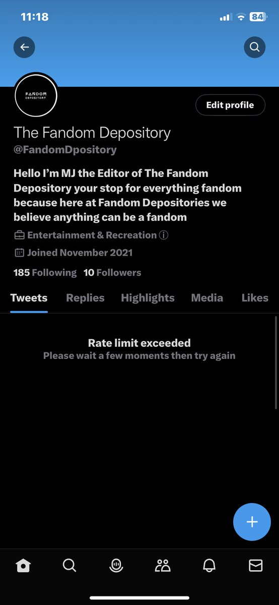 FandomDepos's tweet image. I can’t even view my own tweets 

#TwitterDown #Tweet