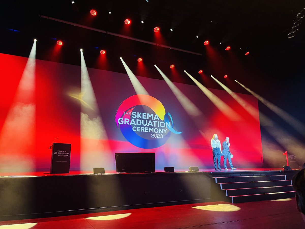 Our star moderators for #SKEMAgraduation >> Katharina Panchout &amp; Peter Speier  🤩