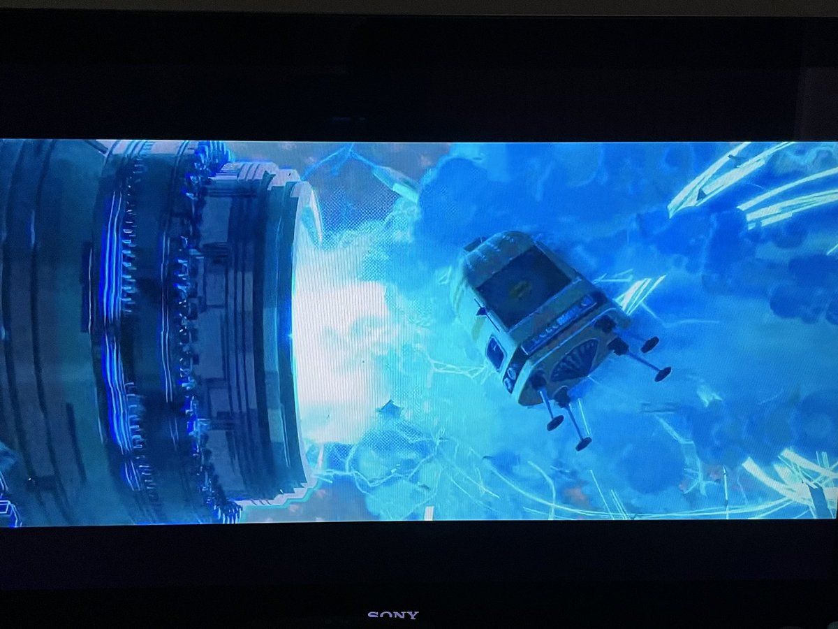 While nerding out watching an Across the Spiderverse YouTube video I noticed a cameo by the Flint Lockwood Diatonic Super Mutating Dynamic Food Replicator (FLDSMDFR for short). Did anyone else catch this?
#cloudywithachanceofmeatballs #flintlockwood