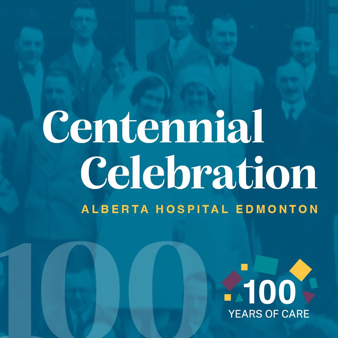 Since July 1, 1923, Alberta Hospital Edmonton has provided quality care, research, and education in mental health. With a dedicated team, they bring hope to those facing mental health challenges. Celebrate AHE’s first 100 years of care. #AHE100 #MentalHealthMatters #AddictionCare