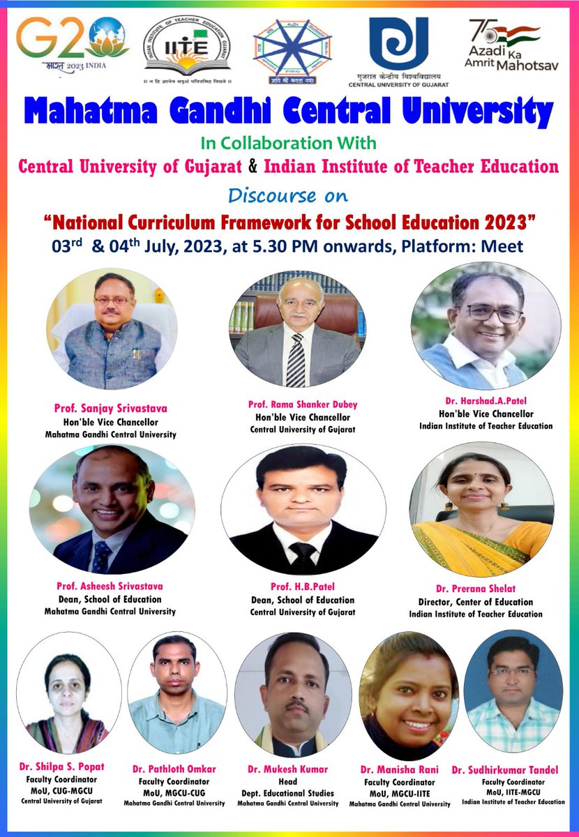 GaneshNewari's tweet photo. Wellcome all in Discourse on NCFSE 2023. https://t.co/8tGbzrSfqj @EduMinOfIndia @Prof_Asheesh @sanjaychanakya @MGCUBihar @NITIAayog @rashtrapatibhvn @ncert @ncteDelhi @PathlothOmkar @JhaPoorvi @MGNCRE @iitegandhinagar @myogiadityanath @PareekV @ProfK_Srinivas @NEP2020 https://t.co/oMVrSnALCZ