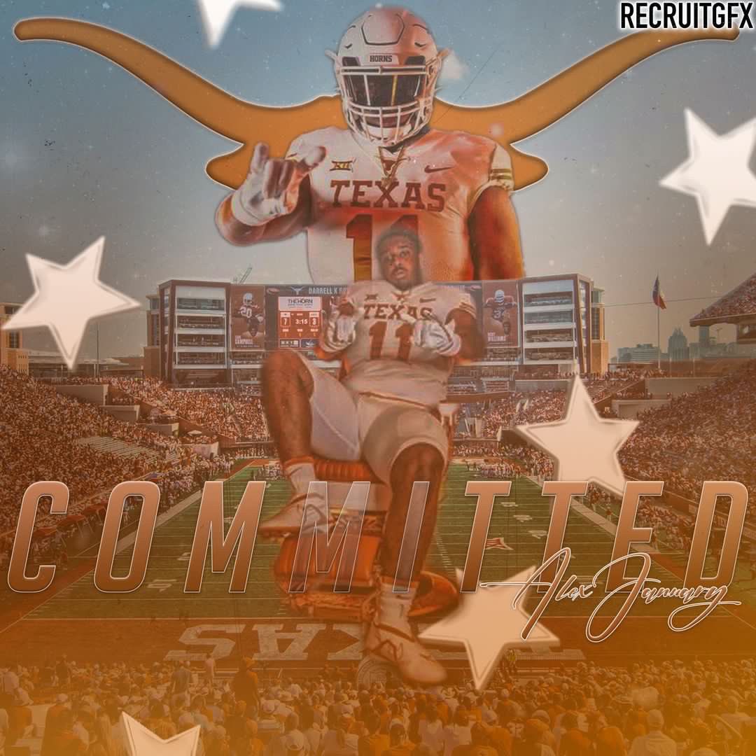 COMMITTED!!! HOOK’EM🤘🏾 @CoachSark @CoachBoUT @mjutex28 @Duncanville_Fb