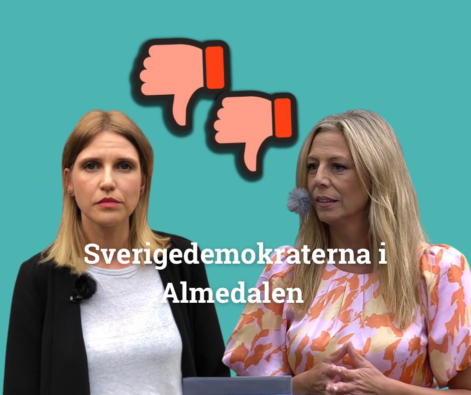 Vad sa Linda Lindberg (Sverigedemokraterna) om klimat och natur i årets tal i #almedalen2023 >> naturskyddsforeningen.se/artiklar/samma…