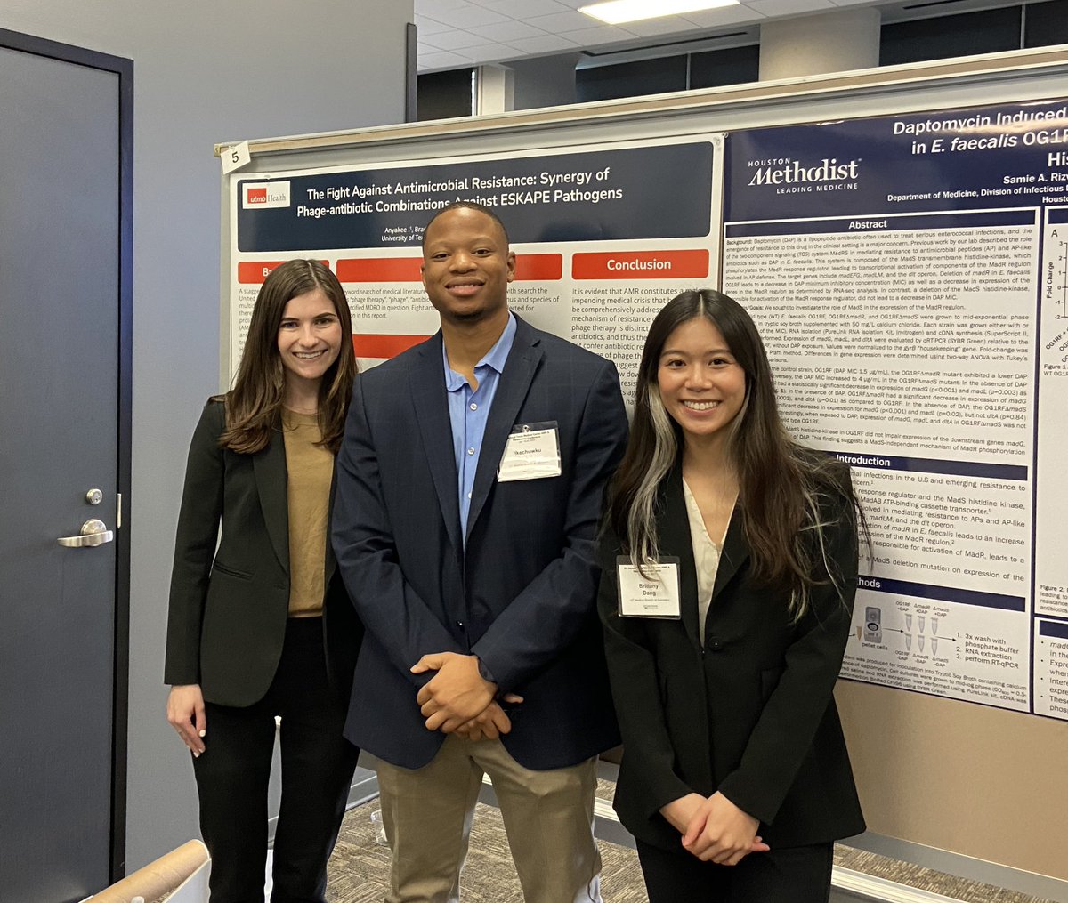 Throwback to my 1st conference at the 🦠 6th Annual Texas Medical Center Antimicrobial Resistance &amp; Stewardship Conference hosted by Rice University! 🦠 Had a great time learning about our fight against microbes @Megan_Bradley25 <a href="/EE_keh/">Ike Anyakee</a> 

Thanks for having us! <a href="/GCCAMR/">Gulf Coast Consortia Antimicrobial Resistance</a> 
#GCCAMR23