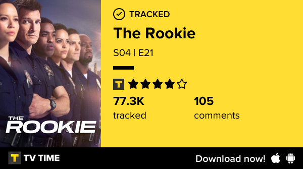 Nancy2294's tweet photo. I've just watched The Rookie S04 | E21  https://t.co/FR3CAkOlv8 #tvtime https://t.co/vnGKQWXHON