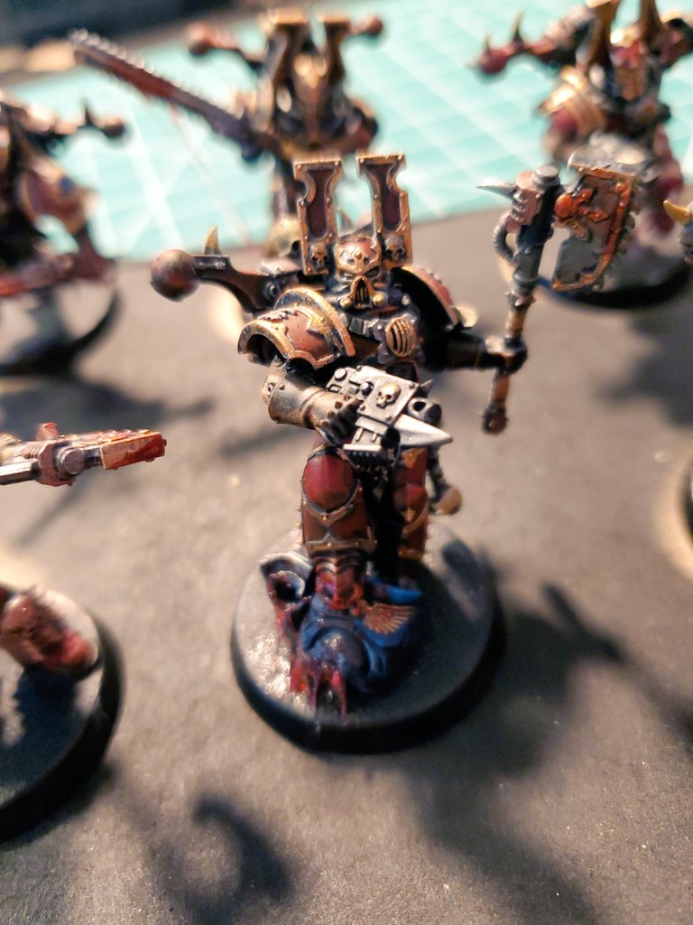 PizzasmokeTV's tweet image. My angry boys all painted and gore effects added. (Just wish I was better at taking pictures of them 😕)
#warhammer40k #WarhammerCommunity 
#minature