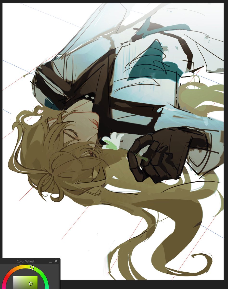 soo5002's tweet image. wip princess luocha😻🌷 #HonkaiStarRail #luocha