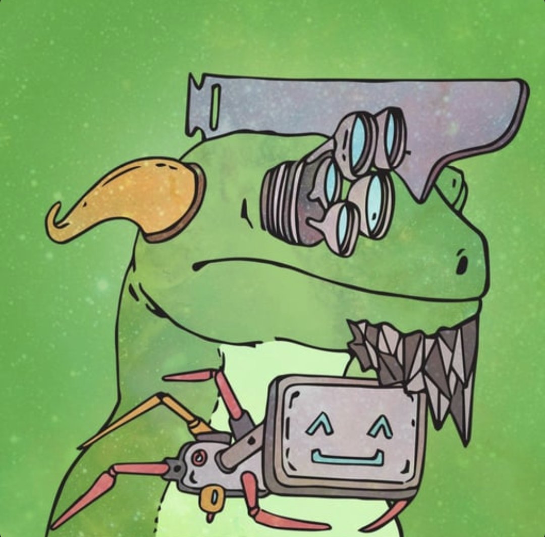 MidClassDegen's tweet photo. No better Martus than color-matched green, and you can't change my mind. Three factions done, first mixed reality grid acquired 🤝🏻 see you on the other side @GalacticGeckoSG https://t.co/E9rzZS2f8b