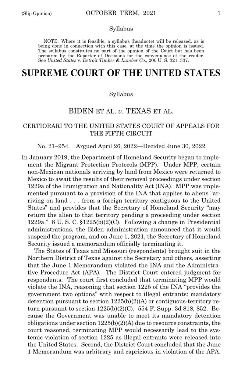 jesus_osete's tweet image. Fun fact: For the second year in a row, the U.S. Supreme Court’s last opinion of the Term was a case where Missouri was one of two lead plaintiffs. #SCOTUS #moleg #moag