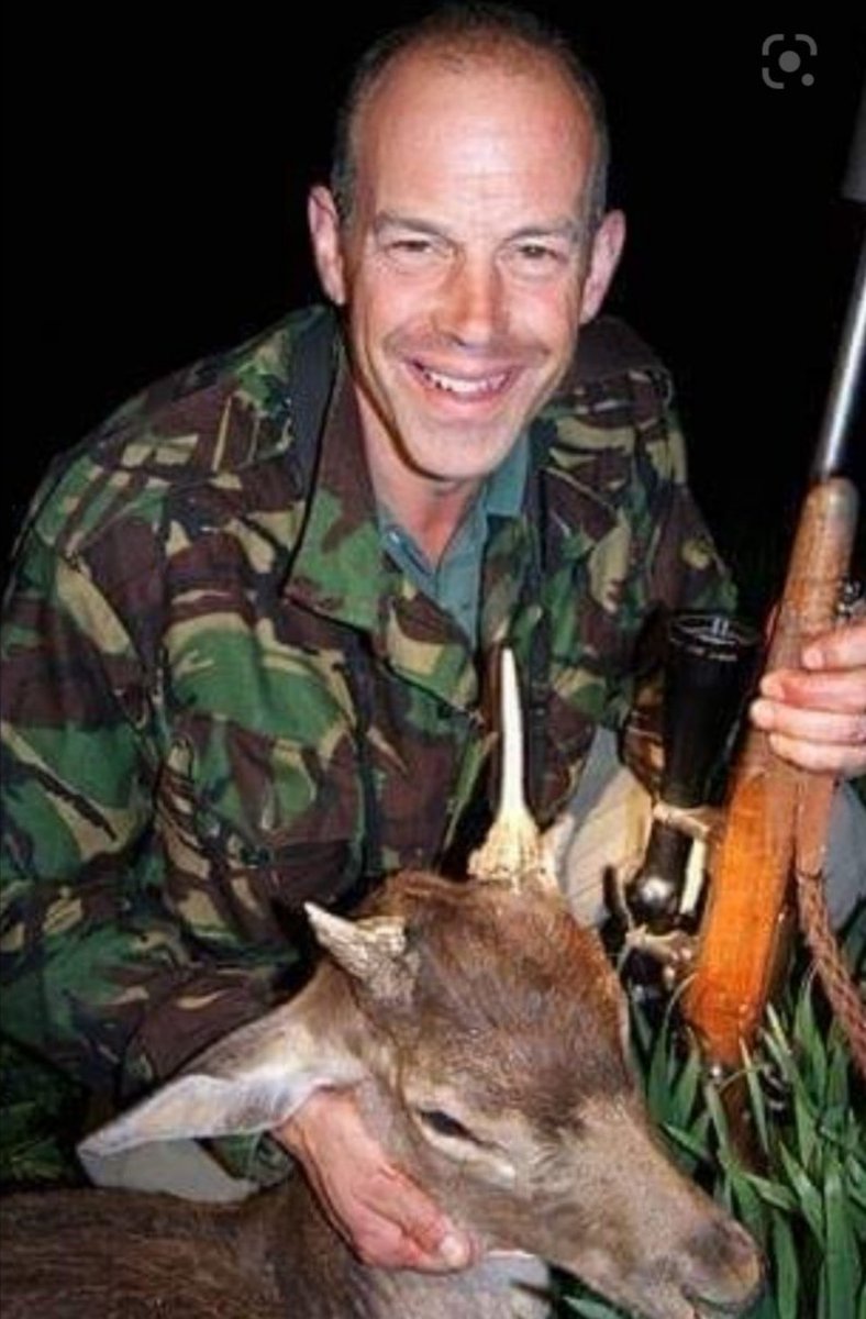 The Mind Of A Hunter

"It’s my first deer. It didn’t sound like I’d hit it, but I had. I am absolutely chuffed to bits. It has been my ambition to shoot a deer for a very, very long time.’" ~
<a href="/PhilSpencerTV/">Phil Spencer</a>.

Well done Phil ~ NOT!!!!  

#BanTrophyHunting NOW!!!!
