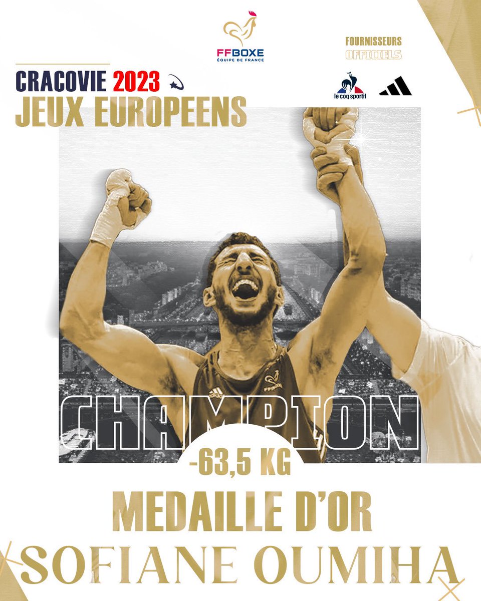 𝑺𝑶𝑭𝑰𝑨𝑵𝑬 𝑶𝑼𝑴𝑰𝑯𝑨 𝑴𝑬́𝑫𝑨𝑰𝑳𝑳𝑬 𝑫’𝑶𝑹 !🥇

Le triple champion du monde continue d’impressionner au jour le jour globe en ayant survolé cette compétition européenne… ☄️

BRAVO, continue de nous régaler <a href="/SofianeOumiha/">Oumiha</a> !