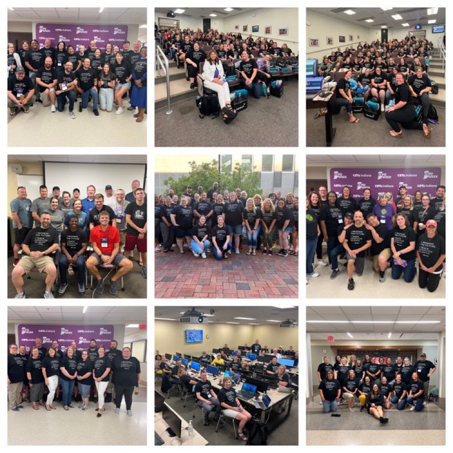 A most amazing week of learning! My group is in the center(best of course)! <a href="/nextech/">Nextech</a> #cspdweekin