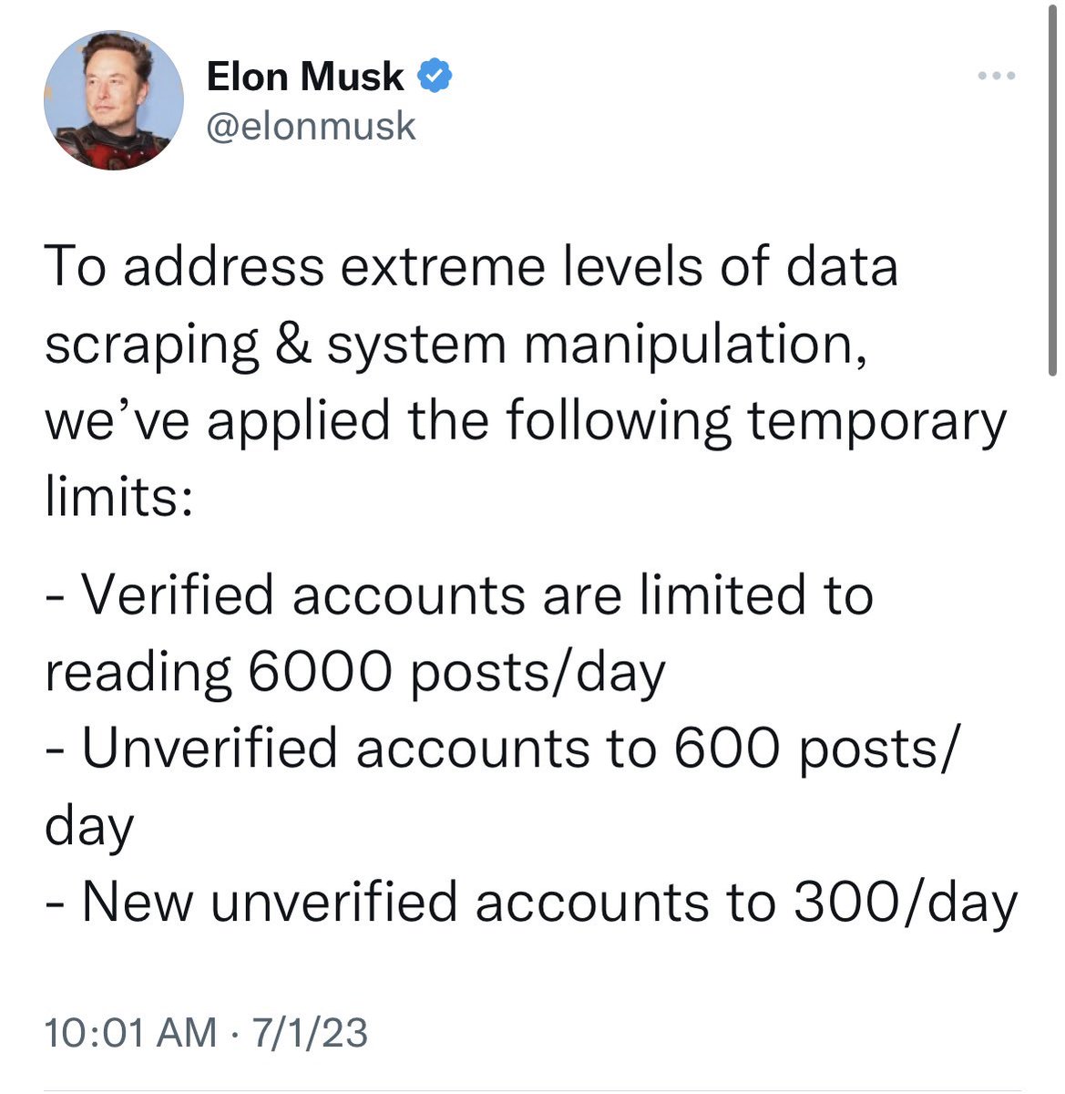 lmao there are no engineers left so they’re just read limiting ☠️☠️☠️