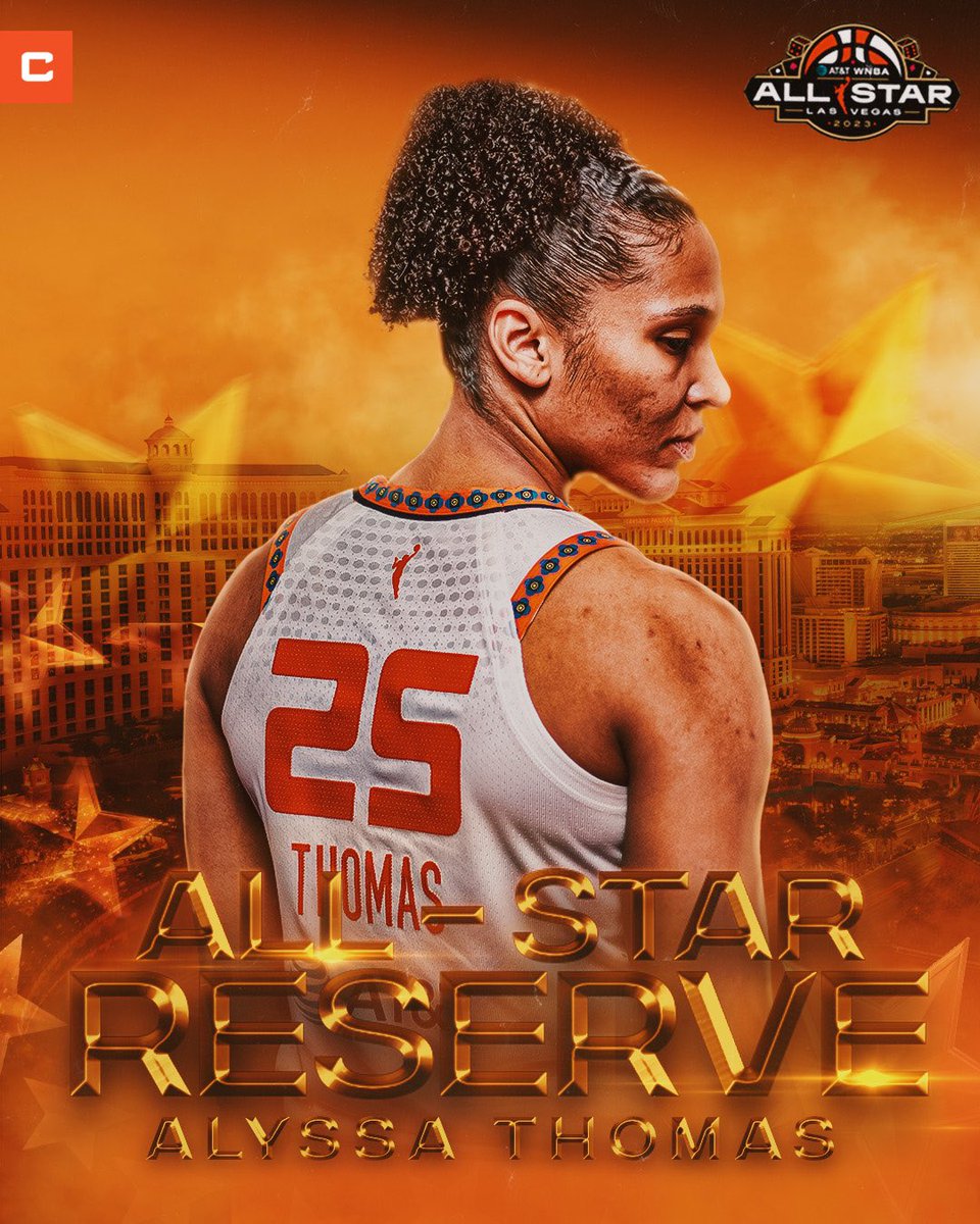 The Comeback. The Engine. The Triple-Double Queen. 

Alyssa Thomas is headed to Vegas!

#CTSun | #ForgedByFire 🔥 | #WNBAAllStar