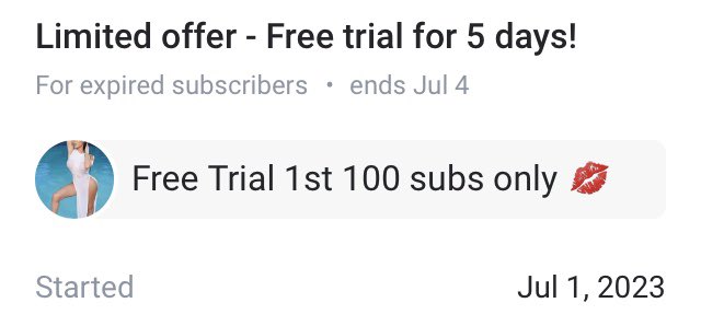 OnlyFans/TheMiaIsabella on Twitter: "Free trial ☺️ https://t.co