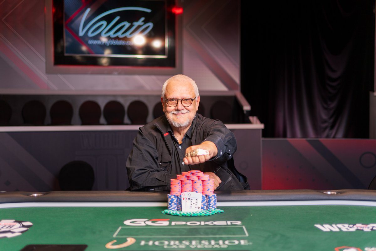 GGPokerDE's tweet photo. Poker klappt auch im gesetzten Alter 👏

Unsere Glückwünsche an Klaus Ilk 🇦🇹 zum Gewinn von Event#61, dem Super Seniors Event, bei der #WSOP in Las Vegas. Neben dem Bracelet darf sich Klaus auch über stolze 371.603$ freuen. https://t.co/xZ4u2Phzdk