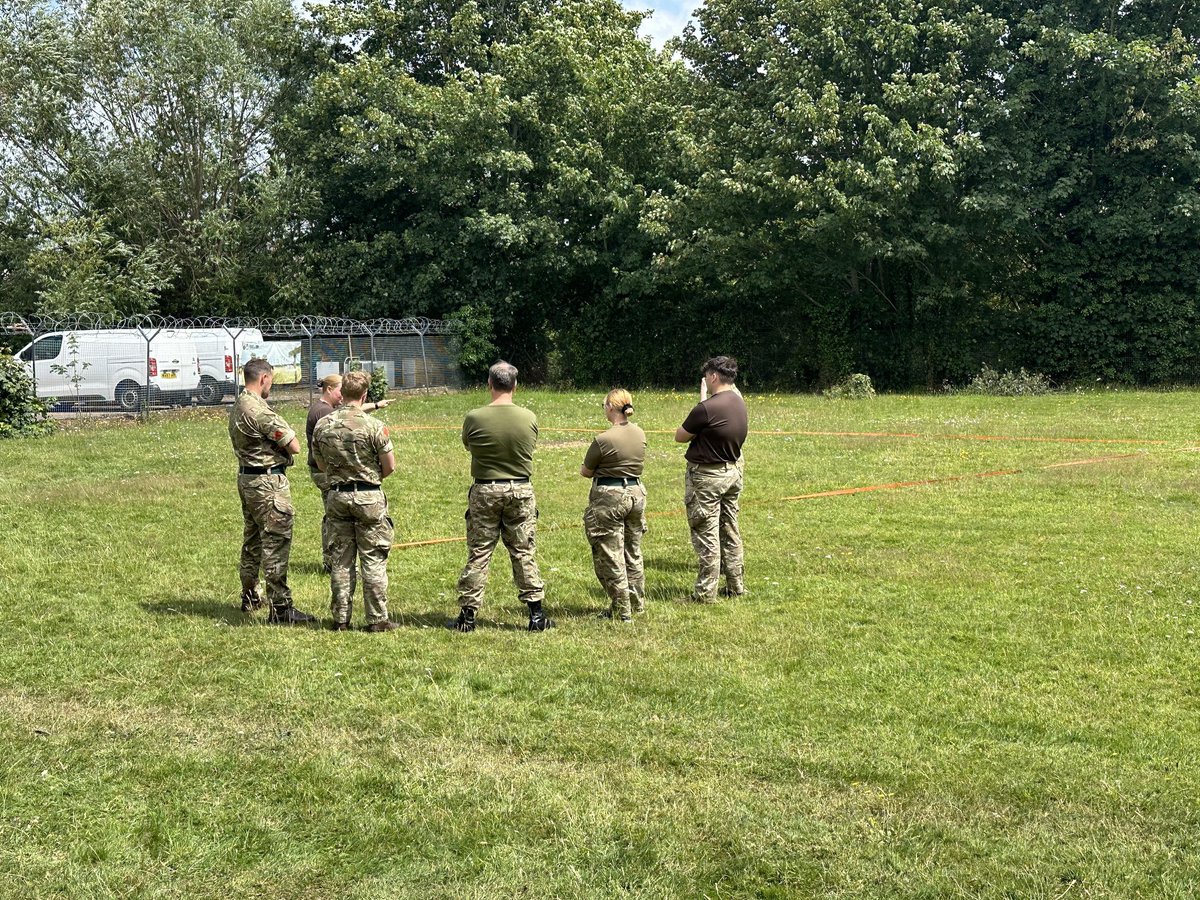 Fantastic day upskilling the A Coy CFAVs on our training day