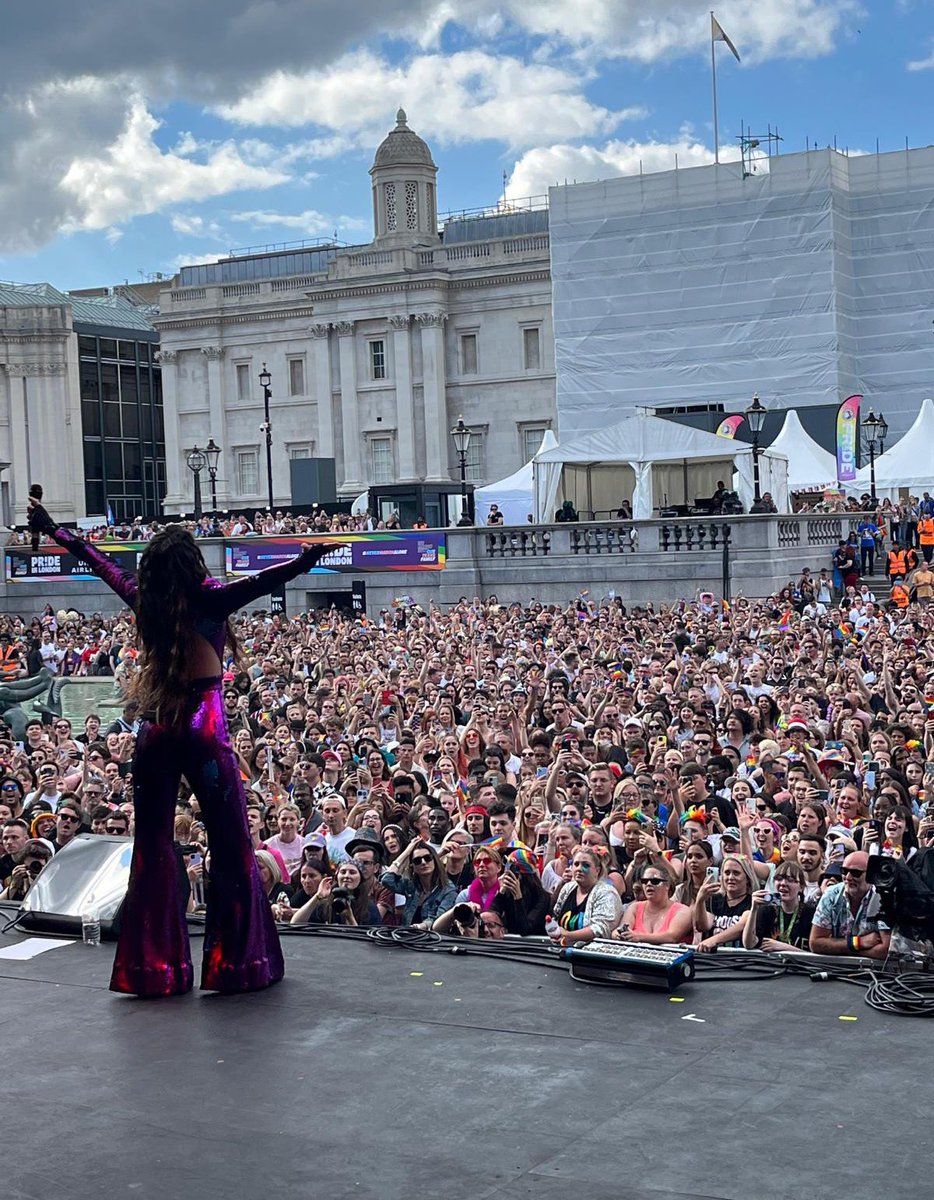 THANK YOU for your support and ensuring no one marched alone.

We hope you had an amazing day full of love and pride 🌈 

Please stay safe this evening and take care of each other. #PrideInLondon #NeverMarchAlone