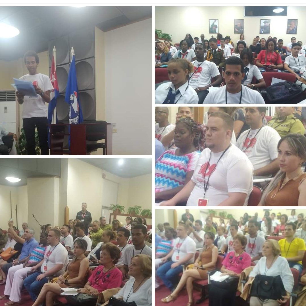 CedenoPazo's tweet photo. Inauguramos en esta tarde  El Seminario Juvenil Nacional de Estudios Martianos. #UnaMejorJuventud https://t.co/FAejb02W2h
