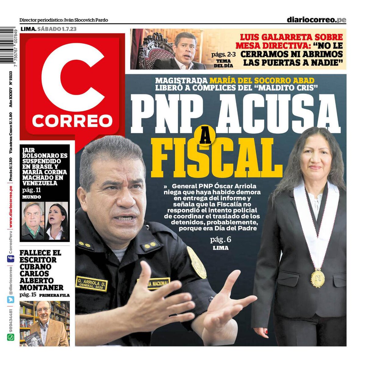 Que espera Congreso para crear Comisión con los operadores de justicia,analizar el Código Procesal Penal y devolver la función de investigación del delito a la PNP. La investigación del delito no se aprende desde un escritorio ni en la universidad,es experiencia y profesionalismo