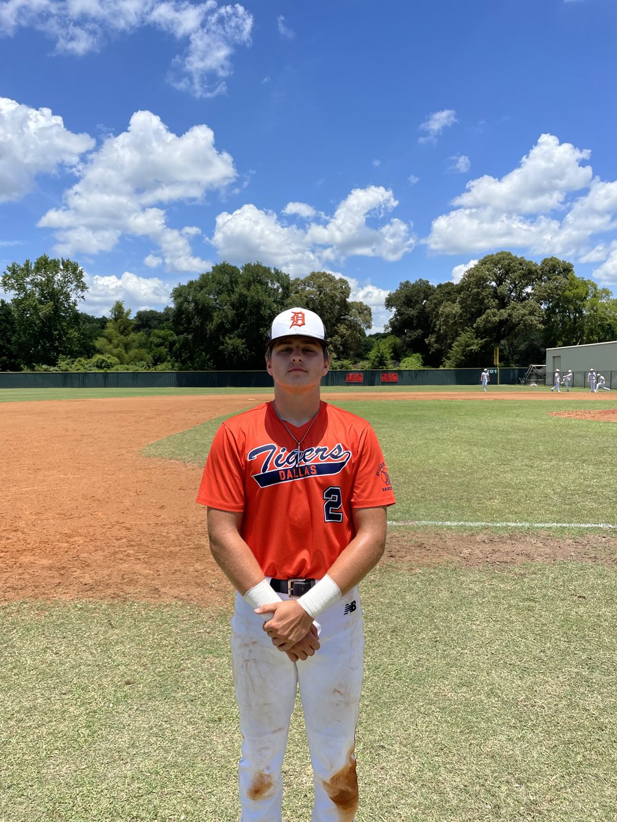 ✭Five Tool Texas✭ (@fivetooltexas) on Twitter photo F: <a href="/DTigerBaseball/">Dallas Tigers</a> Houston 8, 2025 South Texas Twelve Grey 4
PoG: <a href="/TylerSims2025/">Tyler Sims</a> 2-3, 2B, 2 RBI F: <a href="/DTigerBaseball/">Dallas Tigers</a> Houston 8, 2025 South Texas Twelve Grey 4
PoG: <a href="/TylerSims2025/">Tyler Sims</a> 2-3, 2B, 2 RBI