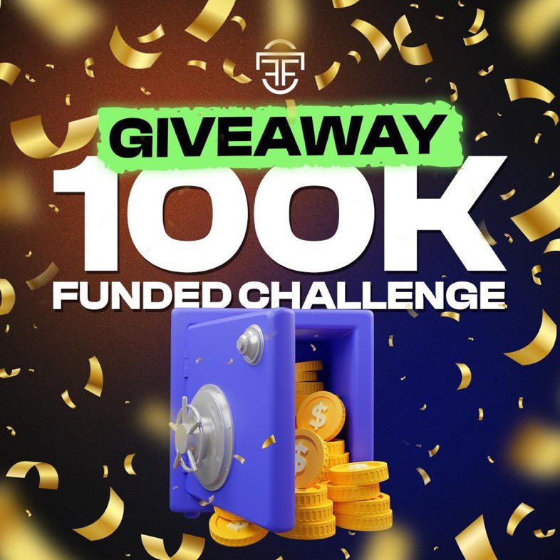 2x 100k FUNDED ACCOUNT GIVEAWAY!!! 🎁 

To enter you must: 

1 
FOLLOW:
@theforexfunder 
@silkyfx 

2 
Mention 2 friends in the comments

3 
Like &amp; Retweet this post 

Good Luck To EVERYONE🏆

Winners will be drawn in 3 days!