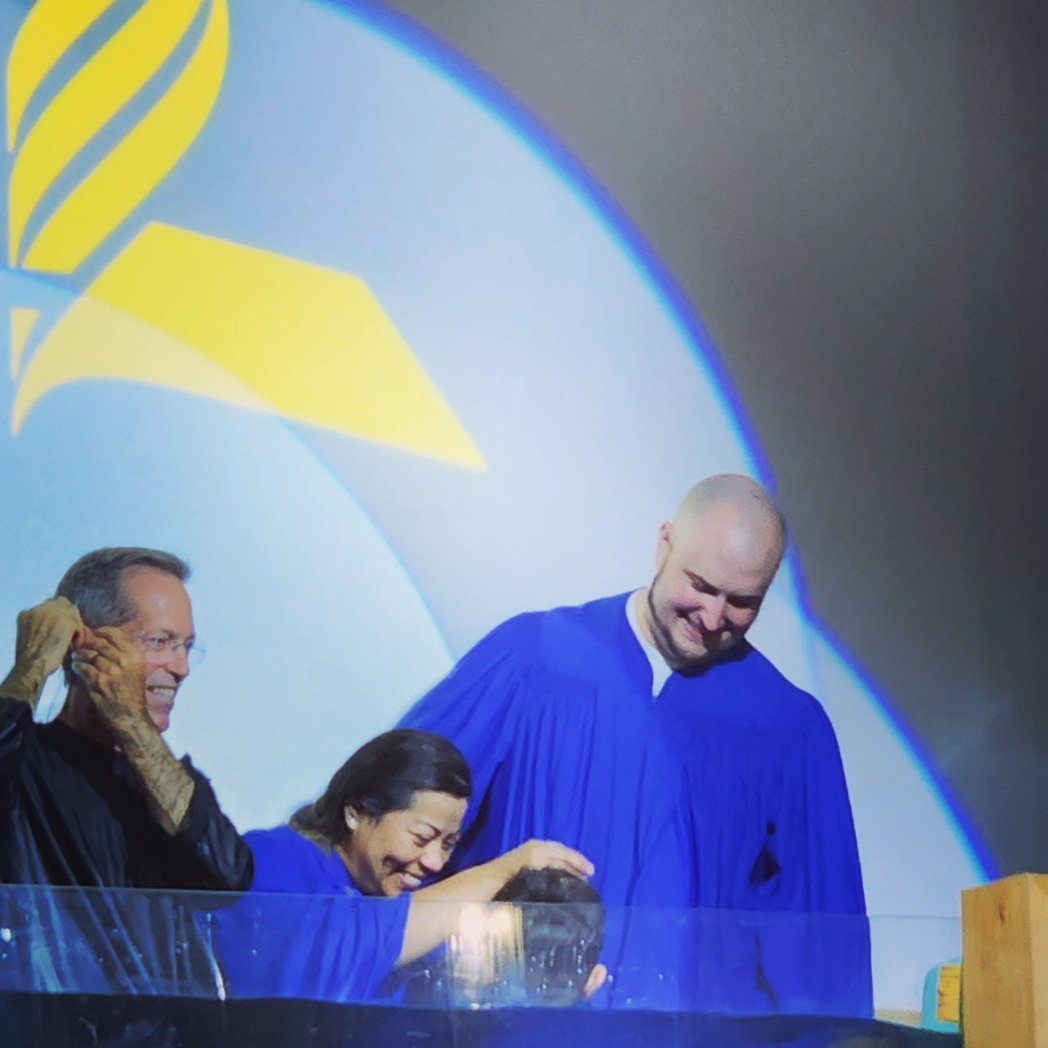 gosafellowship's tweet image. Such a blessing! Today we welcomed all 5 members of the Beyer family in baptism! Praise Jesus! #adventistbaptisms #arklasda #sda #baptism #praisehim #gosafellowship #