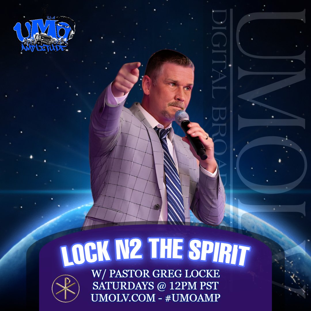 UMOLV's tweet photo. #UMOLV Broadcaster: #UMOAMP #Weekends presents - #LockN2TheSpirit hosted by #PastorGregLocke message #GodsFamily from 12pm-1pm PST
https://t.co/TPD4TbmG1s #ConsciousMusicAndMedia #218AMP https://t.co/BHgDOgqr3r