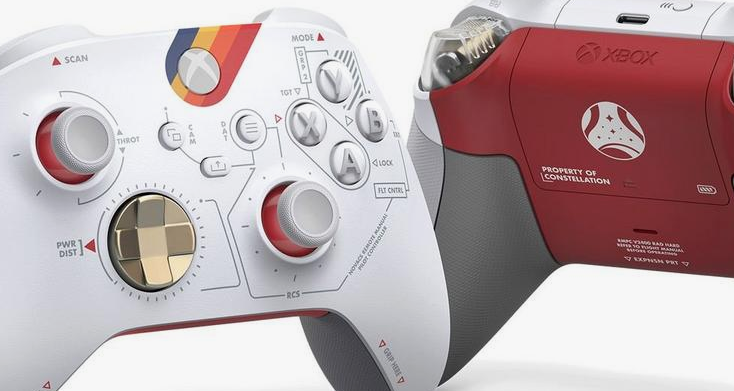 Microsoft has a starfield themed headset and controller now bit.ly/3CYuECV

Controller looks awesome imo
