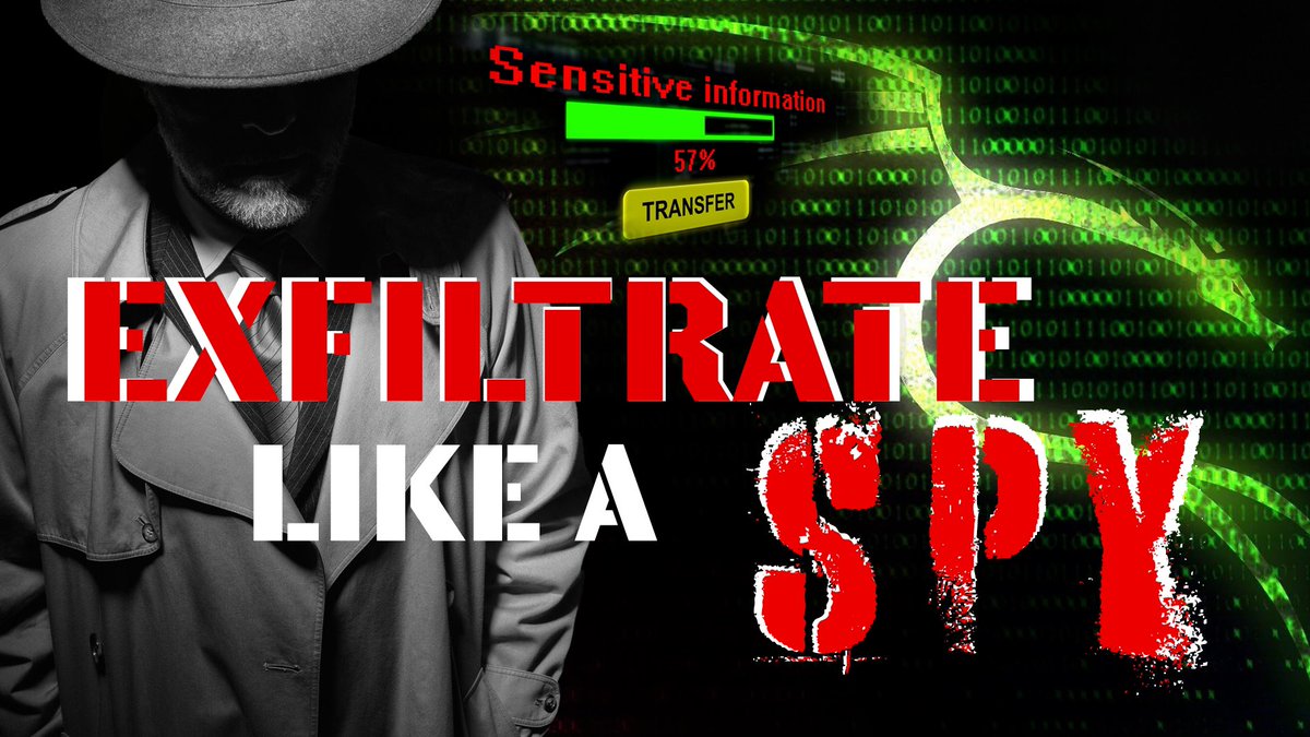 Psy_ware's tweet photo. Here’s my first video ever. It’s intended for absolute beginners. I hope you enjoy it! 

Exfiltrate files like a SPY! EASY!
https://t.co/bFeyIdnJ4N https://t.co/pI7gFQlnWn