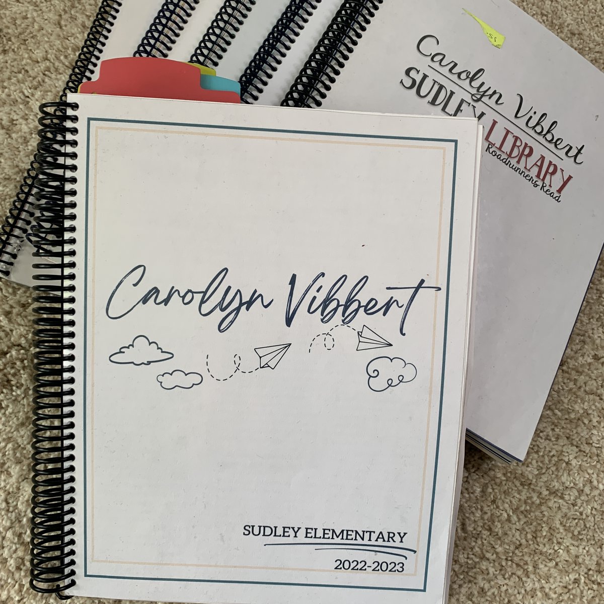 carolynvibbert's tweet image. Each year for over a decade I&apos;ve assembled my own library planner and had it bound at Office Depot. If you need a free one to customize, here&apos;s my Canva template for the upcoming year! #PWCSLibraries canva.com/design/DAFHD3i…