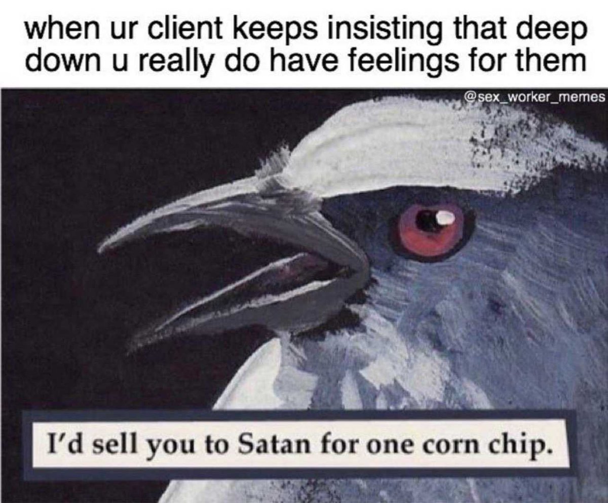 Lola_Davina's tweet photo. Ha!! Been there, felt that...

Another fire meme from @OnlyFansMemes

#SexWorkerProblems https://t.co/U9uB44EQ5I