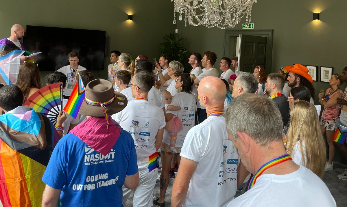 BritishVets's tweet photo. We had a fantastic time hosting @bvlgbt at BVA HQ today before joining the #LondonPride parade!
#BVLGBT+ President James Whitmore recently wrote a blog reflecting on the origins of #Pride events and the reason theyβre still relevant in 2023. Read now π https://t.co/UbnFxrNXkz https://t.co/aS28SaT1tm