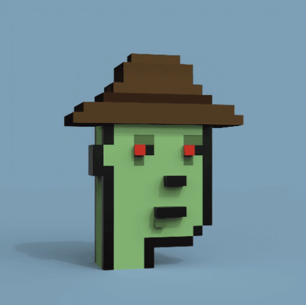 PORTmetaXYZ's tweet image. I love zombies (hence my @Deadfellaz pfp), so I was so excited to mint this #ForeverPunks by @mrforevernft! #3DPunks