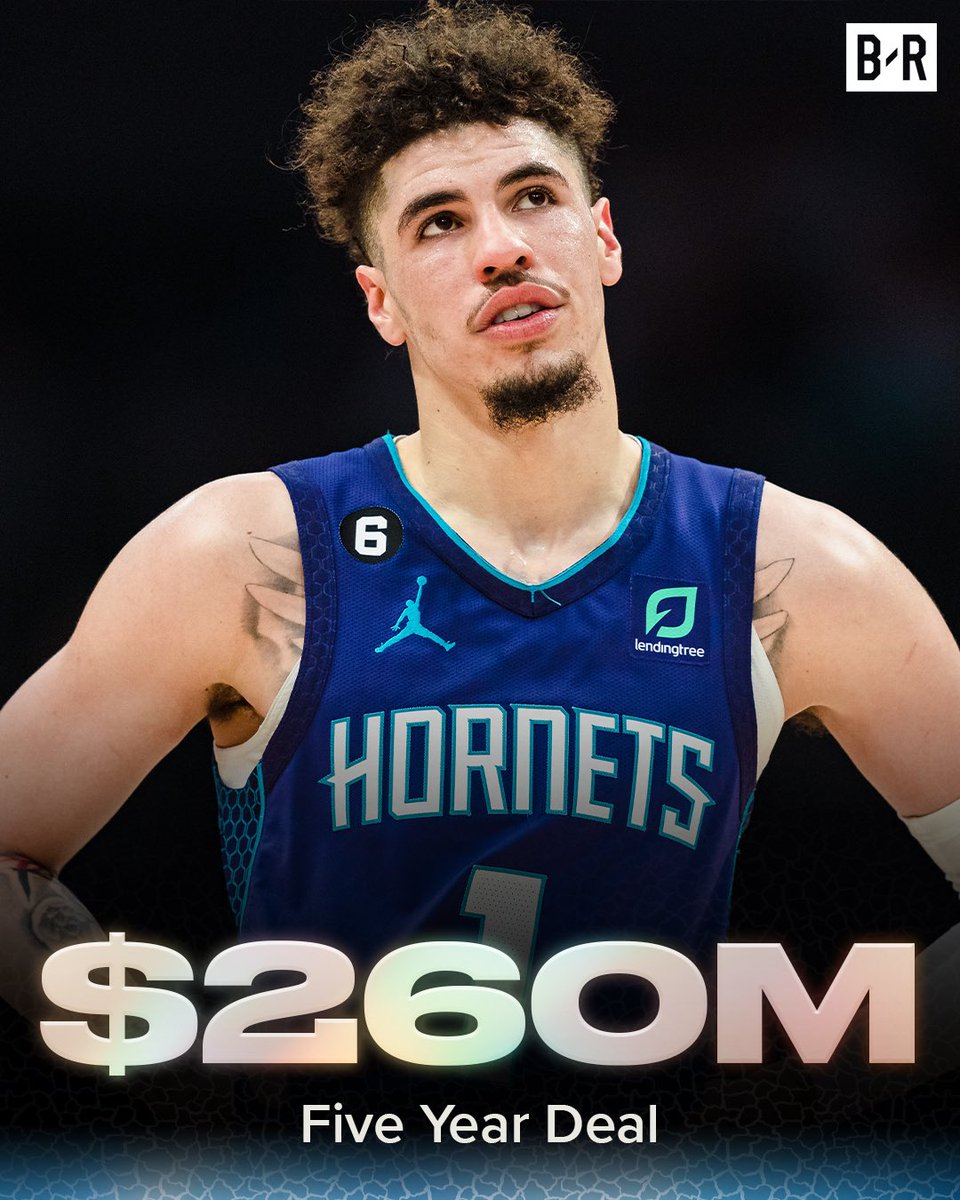 RT @BleacherReport: LaMelo Ball is finalizing a five-year max extension worth up to $260M, per @ShamsCharania https://t.co/uBQOvHCvuu