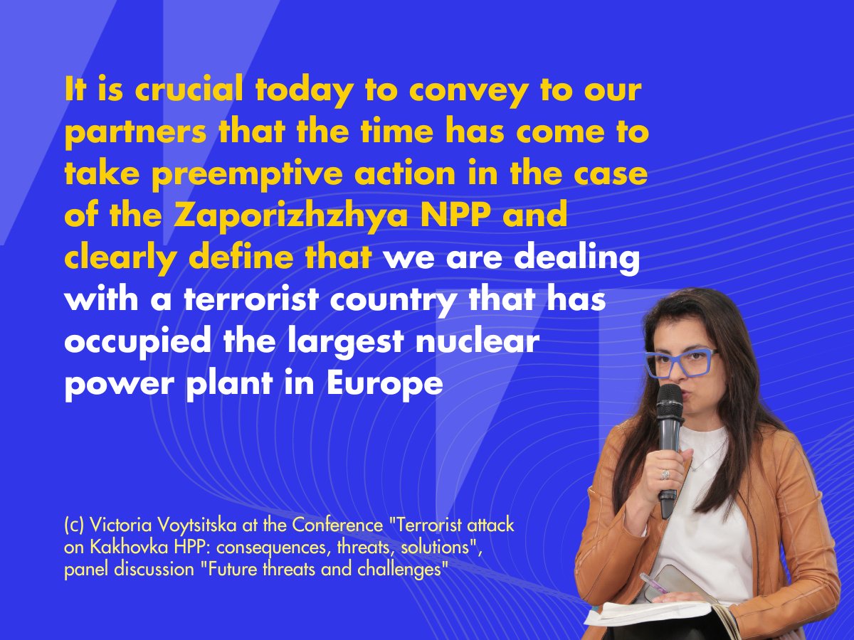 @SaveDnipro @VVoytsitska @ZelenskyyUa Our partners have made a clear statement that the use of tactical nuclear weapons by russia is a red line for them. However, when it comes to the blowing up of the Kakhovka HPP, we have not heard similar rhetoric that such a tragedy is also a red line for them. Therefore, it is…