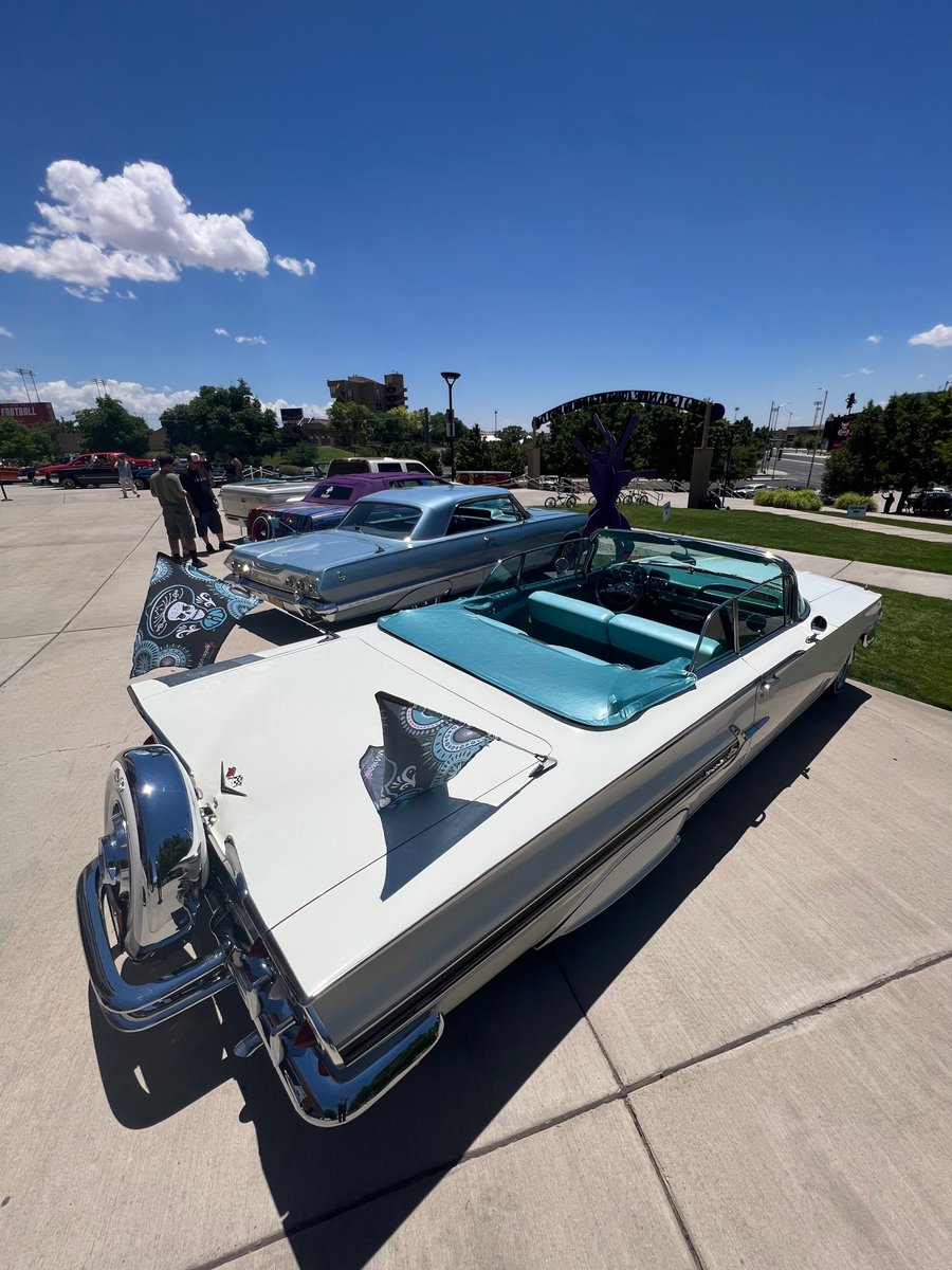 Josh_Suchon's tweet photo. "It's the biggest blessing of my life."

Mariachis pregame at 6:15 pm MT on @610KNML.

Guest is Lorenzo "House" Otero on what Lowrider Night at @ABQTopes Park means to him &amp; the Lowrider community, when he fell in love with Lowriders &amp; how many could fill "The Plaza." https://t.co/BZGxcxEAEl