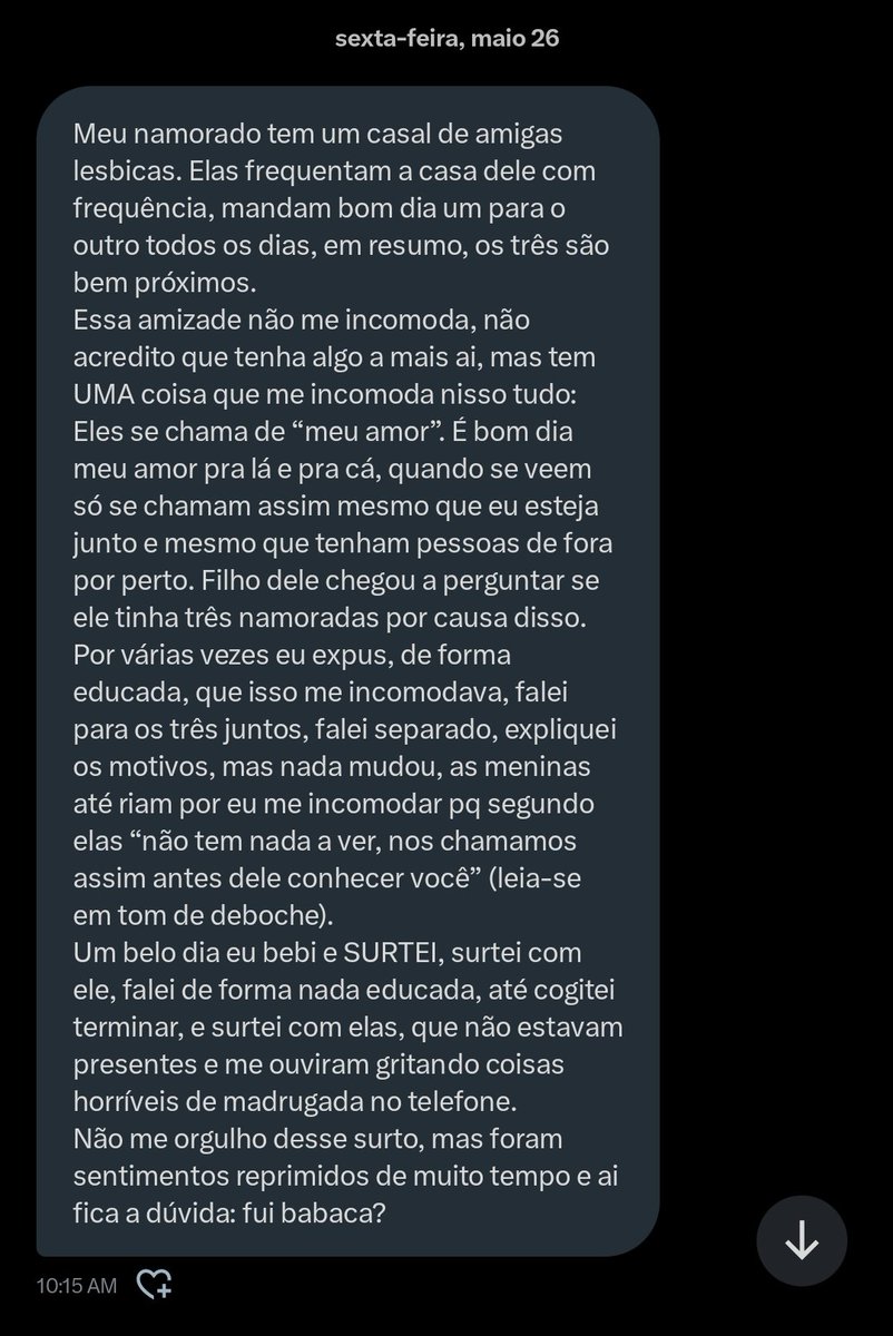 eu sou babaca? tweet media