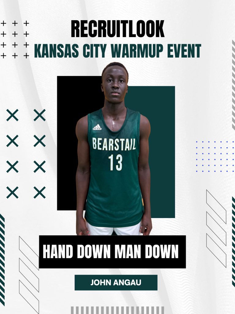 ☄️Hand Down Man Down☄️

John Angau, 6’3 ‘24, Bears Tail. Can’t leave him alone anywhere on the floor. Had a lightning quick release and shoots over close outs with confidence. Impressive footwork around the arc, showing a smooth step back jumper and great body controls hit 5