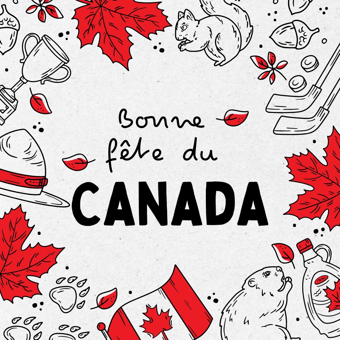 Nous vous souhaitons une très belle #FêteDuCanada !