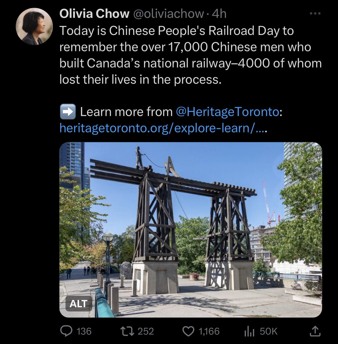 It’s no longer Canada Day in Toronto! It’s “Chinese People’s Railroad Day”.