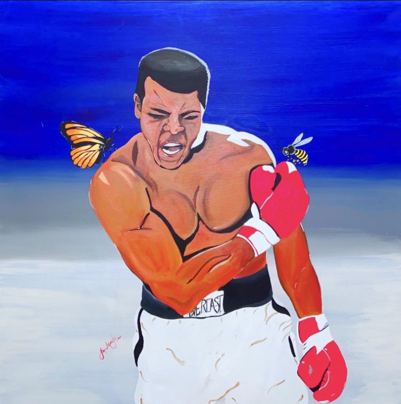 Man Cave Artwork!! For Sale #art #mancave #artist #originalart #wallart #galleryart #muhammadali #ali