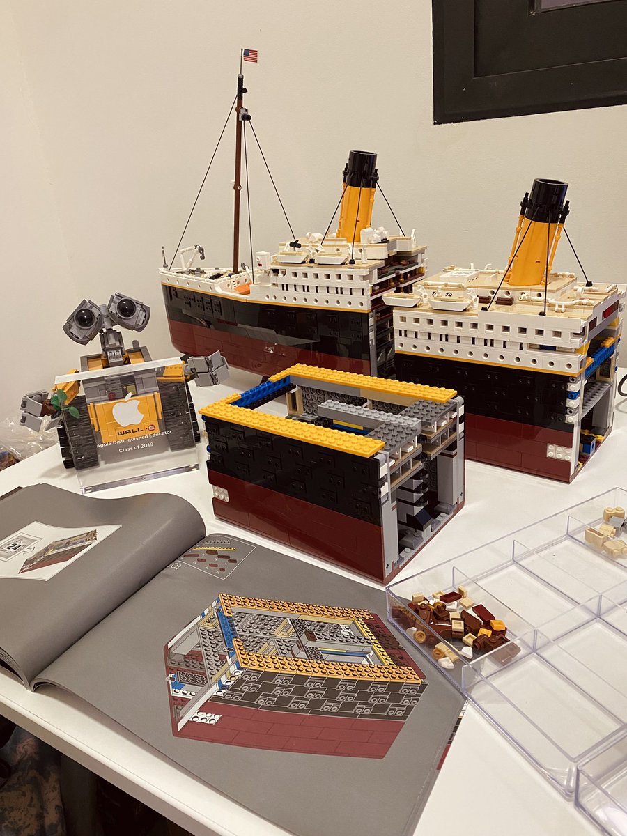 TheDigiTechDad's tweet image. Progress is progress… “it’s been 84 years… I can still smell the fresh plastic, the handbook had never been used, the bags had never been opened, @LEGO_Group #Titanic was called the ship of dreams and it was, it really was…” #legobuilds #lego #legobricks