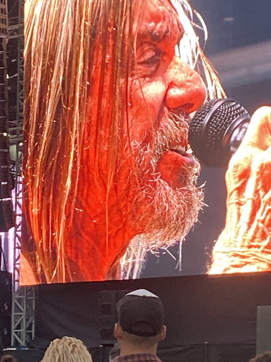 ⁦<a href="/kmflett/">keith flett</a>⁩ Beard power from Iggy Pop at Crystal Palace