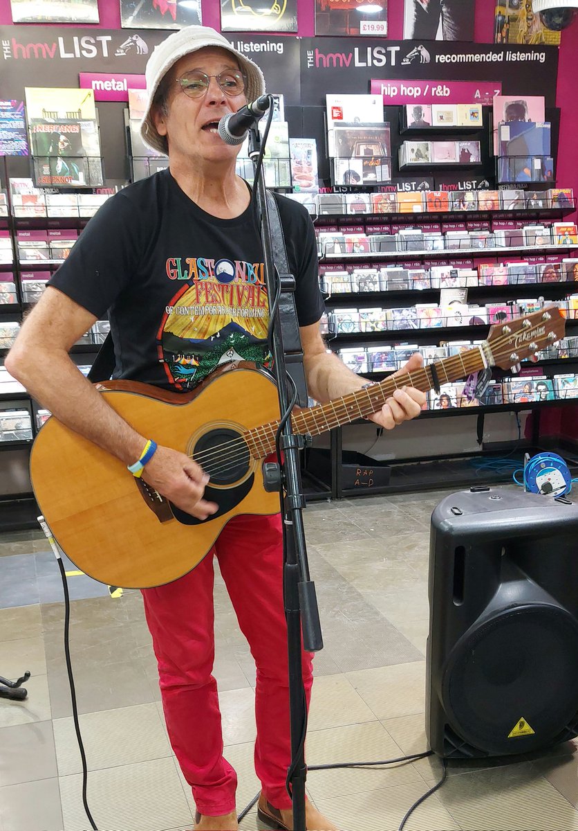 hmvYeovil's tweet photo. Thankyou to Dave Woan for his sophomore #hmvliveandlocal performance.

Some great original tracks taken from his debut cd #DownSideUp, with a few new ones thrown into the mix.    
Thanks also to everybody who came along to #supportlocal music. https://t.co/rcStcCHv7z